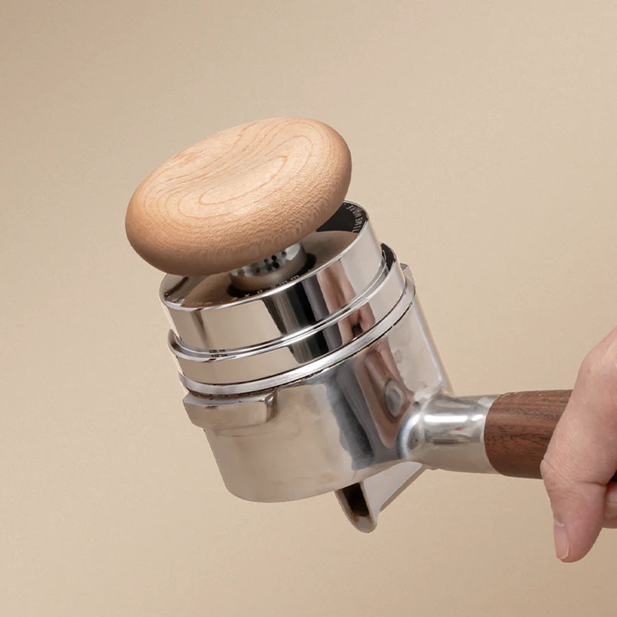 Pucks Orbital Needle Distributor WDT Tool with Stand Hard - Maple Wood