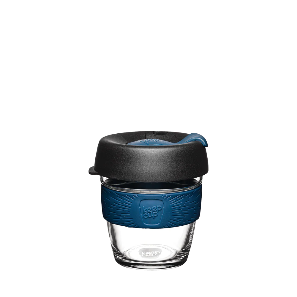 KeepCup | BREW Glass - Black/Storm (XS)