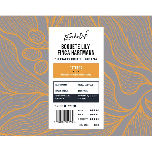 Finca Hartman Boquete Lily Natural - Panama