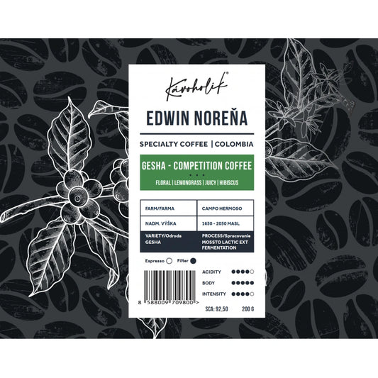 Edwin Norena Gesha Competition - Colombia