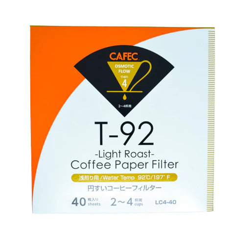 Cafec - Paper Filter Light Roast (T92)