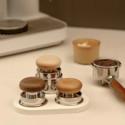 Pucks Espresso Accessories Set - Wood