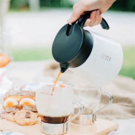 Insulated Stainless Steel Server 03 - Hario (White)