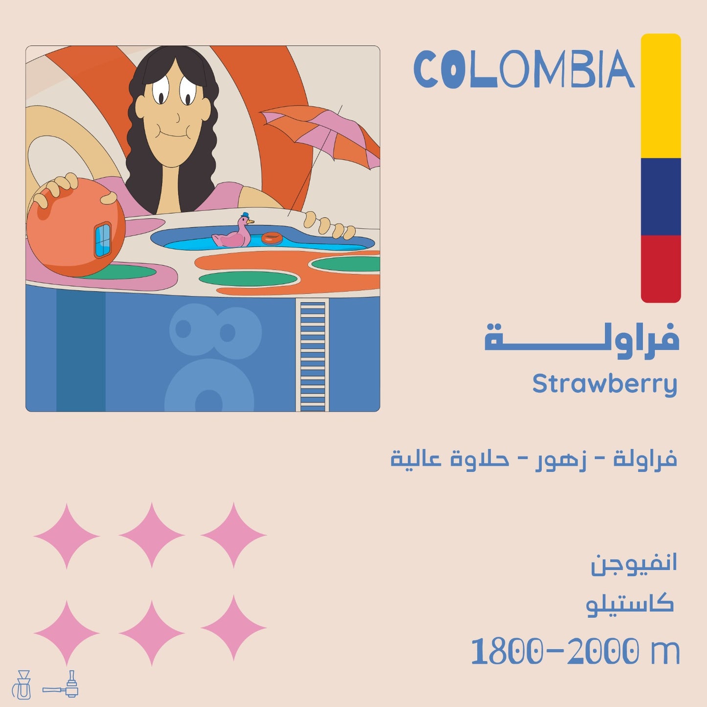 Strawberry - Colombia 125g