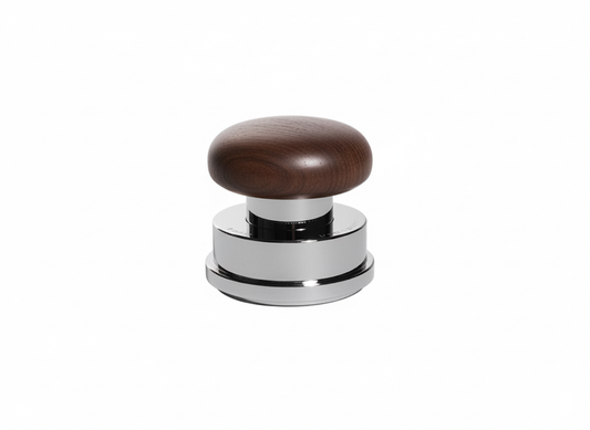 Pucks Calibrated Tamper - Black Walnut wood